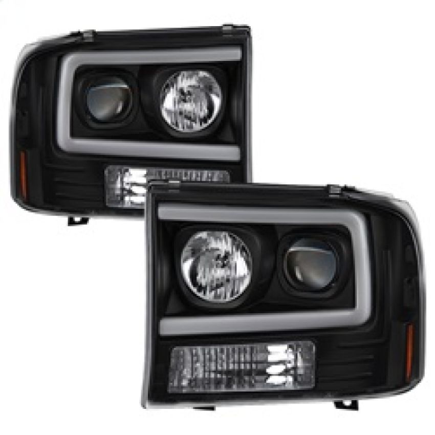 SPYDER 5084491 1PC Light Bar Projector Headlights - Black