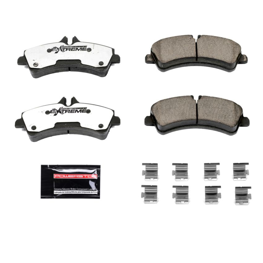 PowerStop Z36-1318 PowerStop - Z36 Truck and SUV Carbon-Fiber Ceramic Brake Pads with Hardware Kit