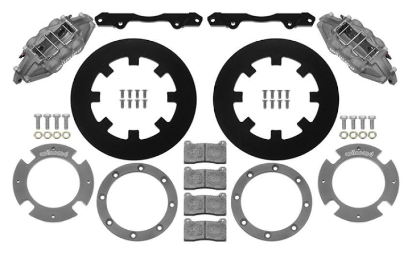 Wilwood 140-17041 17-21 Can-Am X3RS 6-Piston Rear Kit 11.25in - Anodized