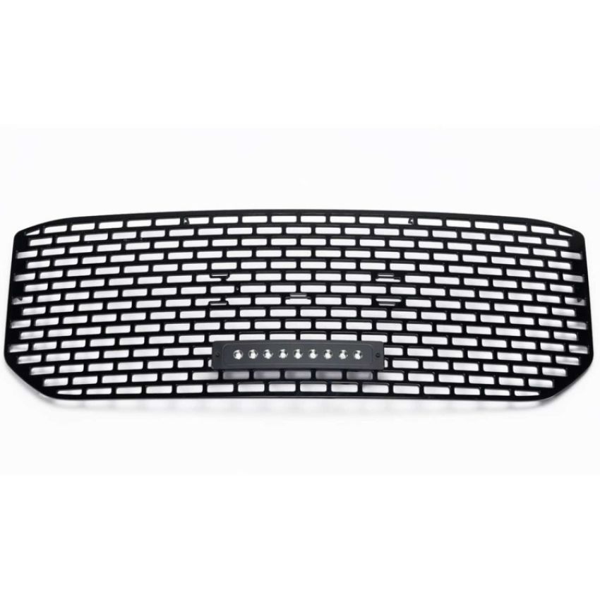 Putco 270519BL 15-20 GMC Yukon XL Liquid 3D Slot/Blk Denali Style Lighted Boss Grille w/10in Luminix Lightbar