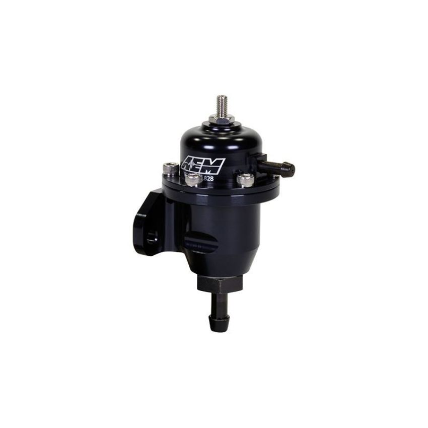 AEM 25-301BK 98-99 Acura CL / 00-05 S2000 / 98-02 Accord / 96-00 Civic Black Adjustable Fuel Pressure Regulat