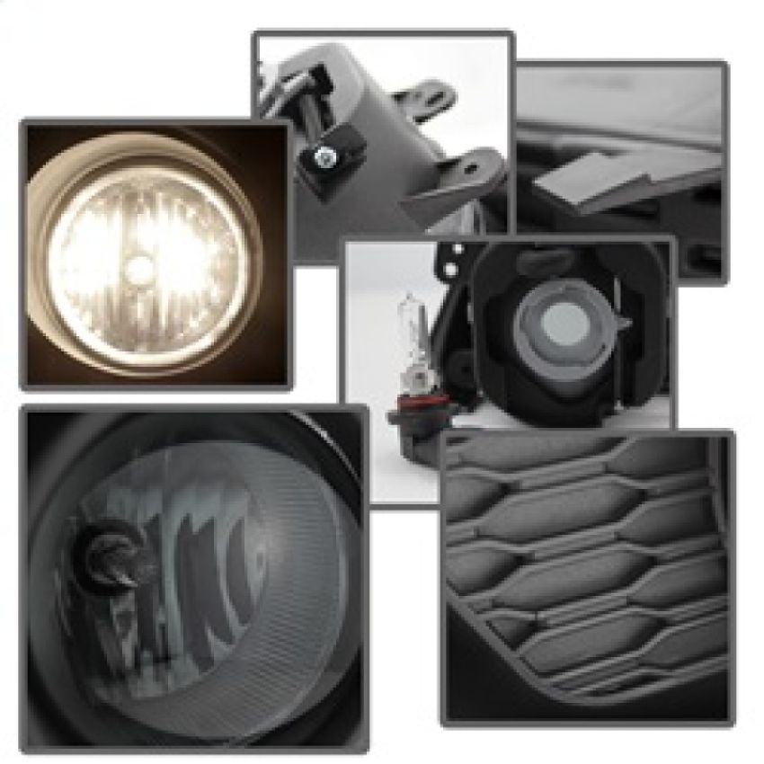 SPYDER 5080738 OEM Style Fog Lights W/Switch - Smoke