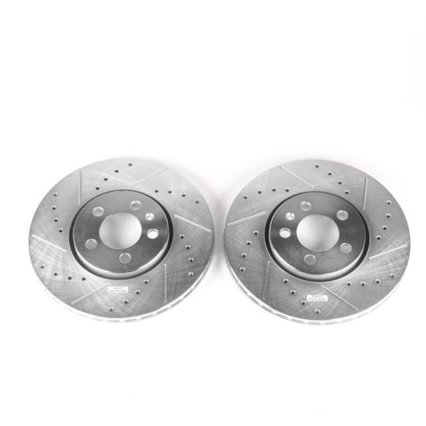 PowerStop EBR641XPR PowerStop Evolution Performance Drilled, Slotted & Plated Brake Rotor Pair