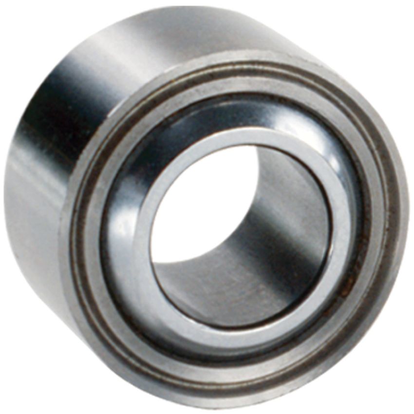 QA1 WPB8TG WPB-TG Wide Series Bearing - 1/2in Bore - Grooved - Heat Treated Chrome Plated S.S. w/PTFE