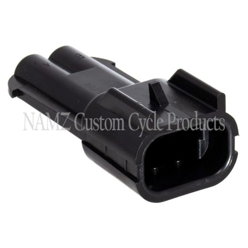 NAMZ NDP-38062 Delphi-Packard Weatherpack 2-Position Male Wire Connector w/Seals