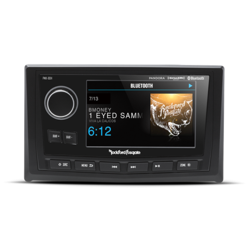Rockford Fosgate UTV PMX-8DH Rockford Fosgate Punch Marine Full Function Wired 5in. TFT Display Head