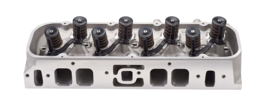 Edelbrock 50459 Cyl Head E-Street BB Chevy Oval Port Complete Single