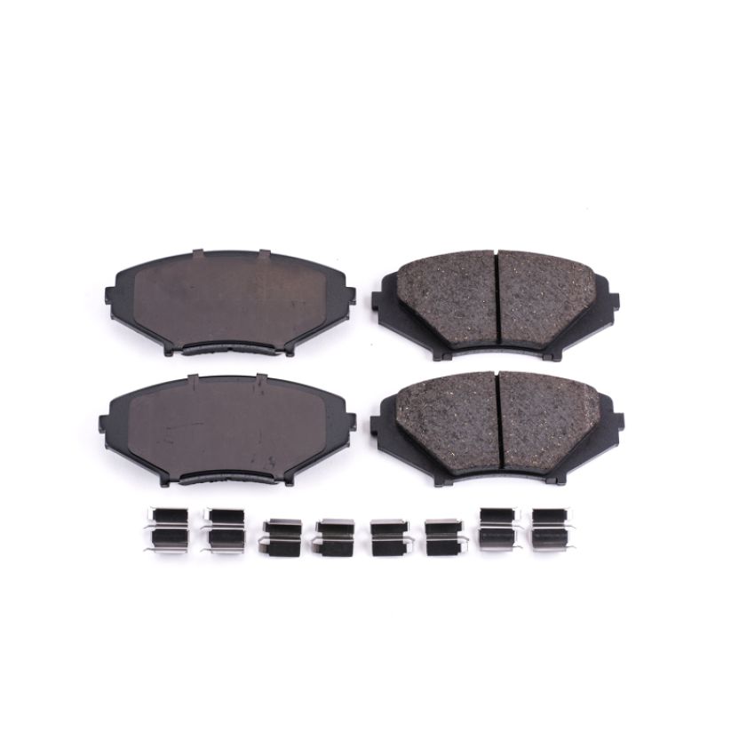 PowerStop 17-1009 PowerStop - Z17 Low-Dust Ceramic Brake Pads with Hardware