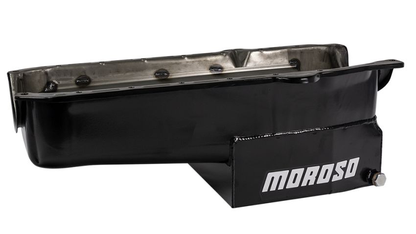 MOROSO MOR21320 SBC C/T Oil Pan - 7qt. 1pc. Rear Main