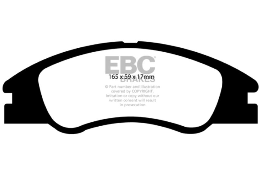 EBC Brakes DP21568 Greenstuff 2000 Series Sport Brake Pads