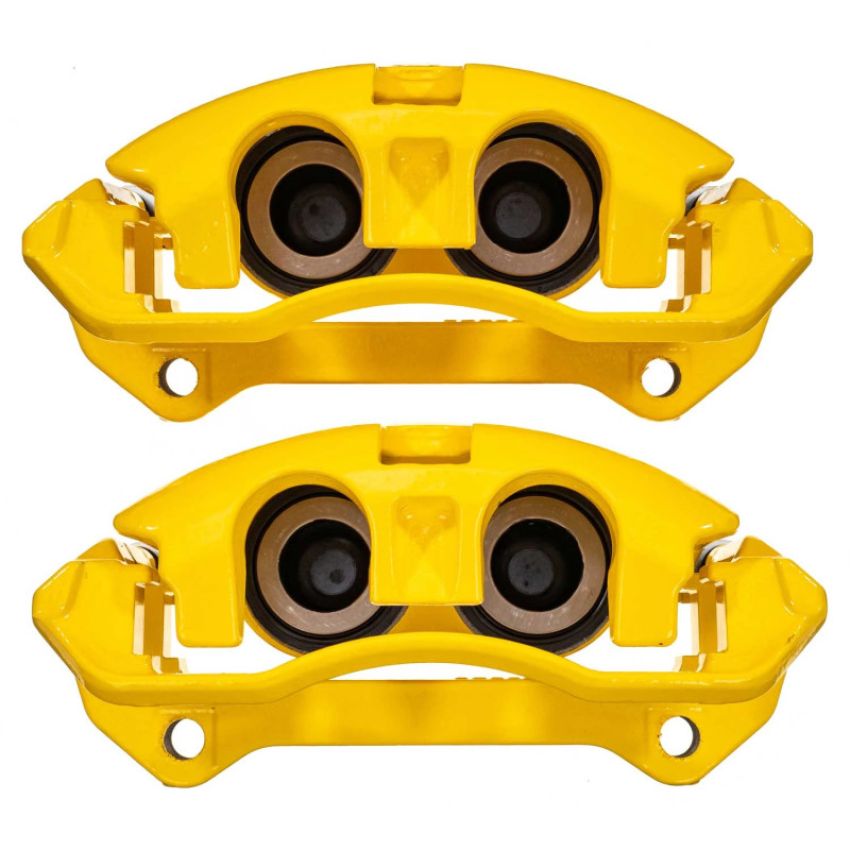 PowerStop S5404YLW Yellow Powder Coated Calipers