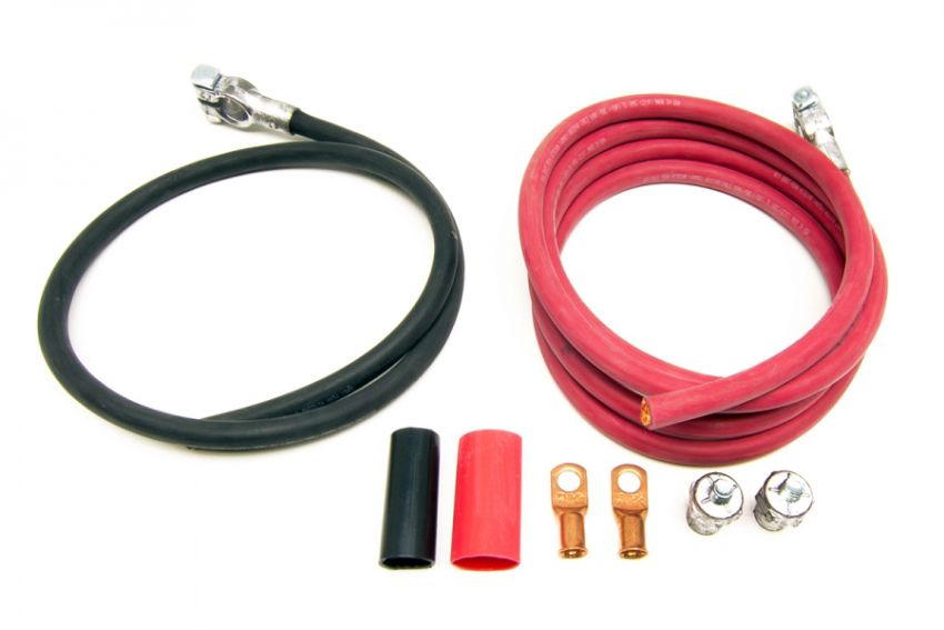 PAINLESS WIRING PWI40113 Red/Black Battery Cables 8ft Red 3ft Black