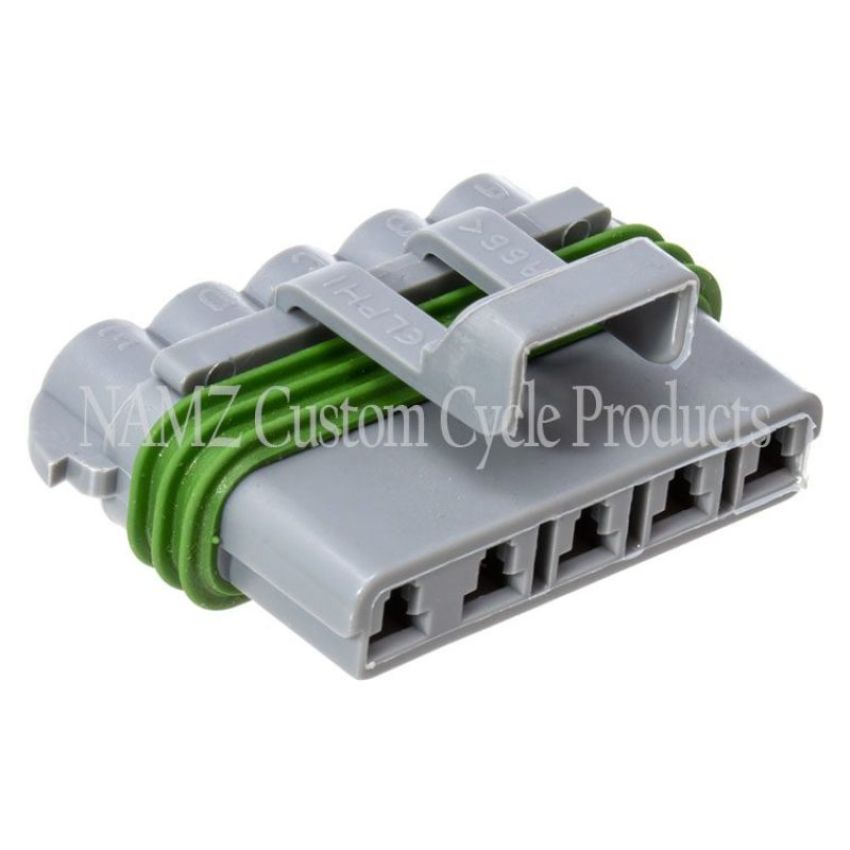NAMZ NDP-38069 Delphi-Packard Weatherpack 5-Position Female Wire Connector w/Seals