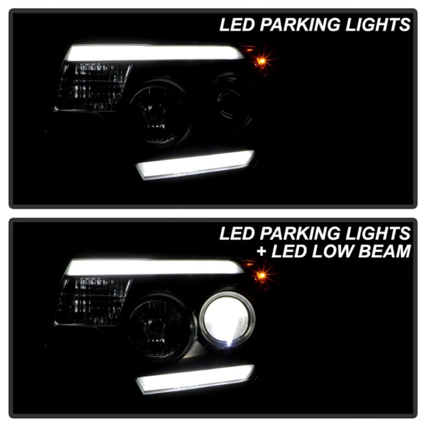 SPYDER 5088413 High-Power LED Module ( Low Beam ) Equipped Headlights - Black