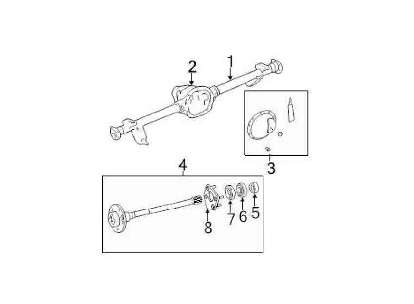 Mopar 5012825AA Rear Wheel Bearing