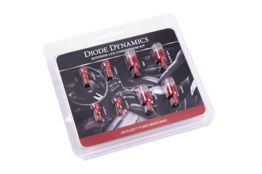 Diode Dynamics DD0224 Mustang Interior Light Kit 15-17 Mustang Stage 2 - Red
