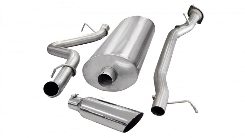 CORSA Performance 24898 Corsa/dB 07-10 Chevrolet Silverado Crew Cab/Long Bed 2500 6.0L V8 Polished Sport Cat-Back Exhaust