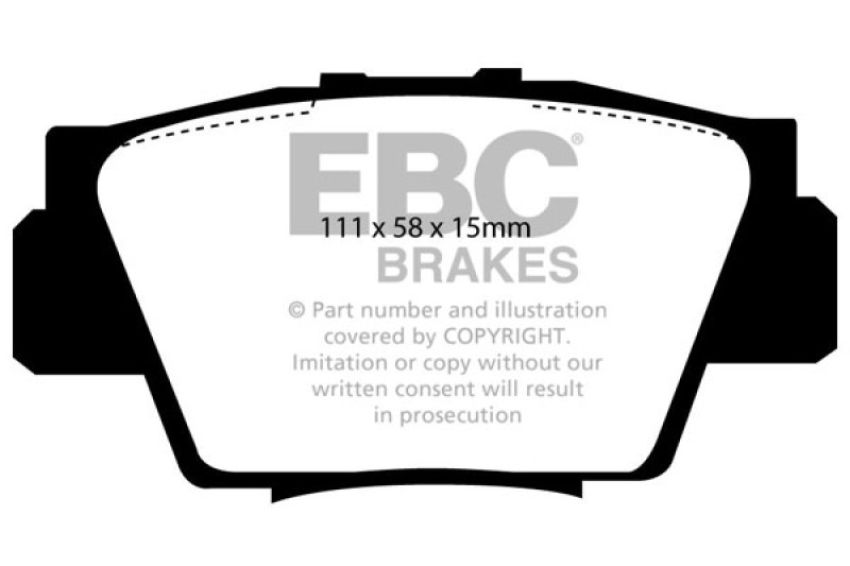 EBC Brakes DP3873C Redstuff Ceramic Low Dust Brake Pads