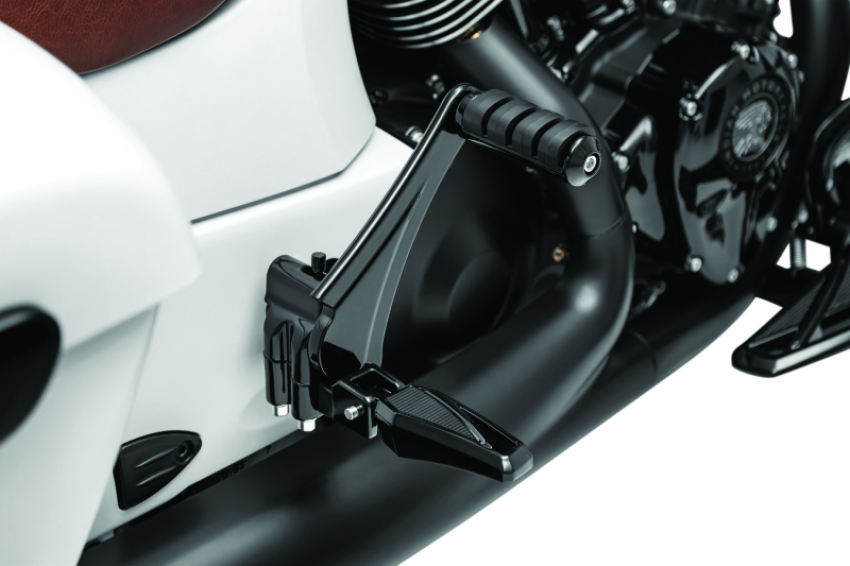 Kuryakyn 5830 Passenger Peg Mounts Indian Models Gloss Black