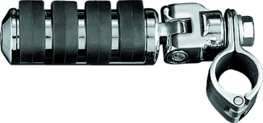Kuryakyn 8033 Magnum Quick Clamp 1-1/4inch  With Large ISO Peg (Pair)
