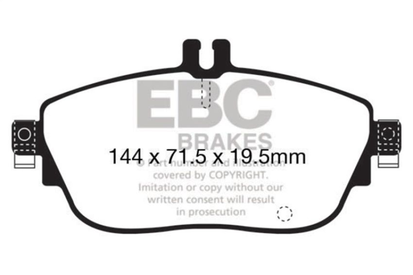 EBC Brakes DP32165C Redstuff Ceramic Low Dust Brake Pads