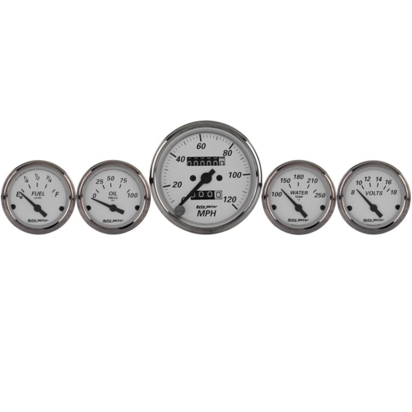 AutoMeter 1901 GAUGE KIT, 5 PC., 3 1/8