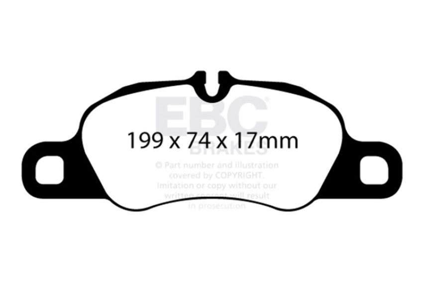 EBC Brakes DP32057C Redstuff Ceramic Low Dust Brake Pads