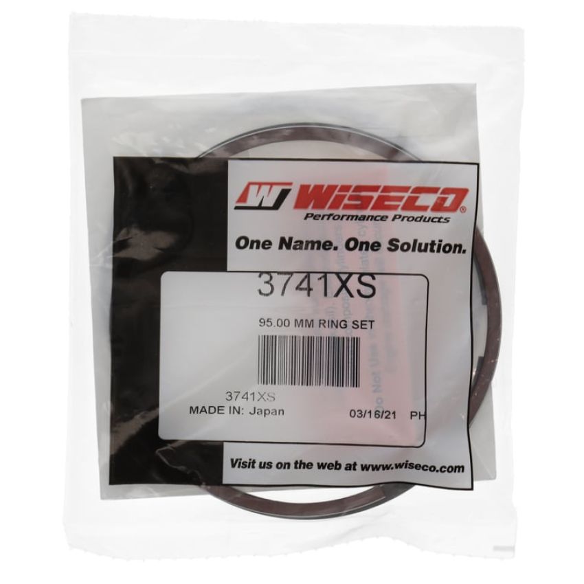 Wiseco 3741XS Wiseco Piston Ring Set, 4 Cycle, 95.00 MM Bore