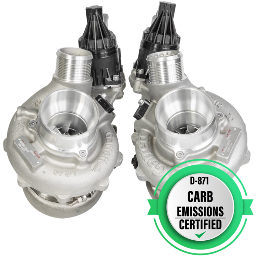 Garrett 17-21 Ford F-150 3.5L PowerMax GT2260 Stg 2 Kit w/OE Size/2.75in Inlet Left & Right Sides
