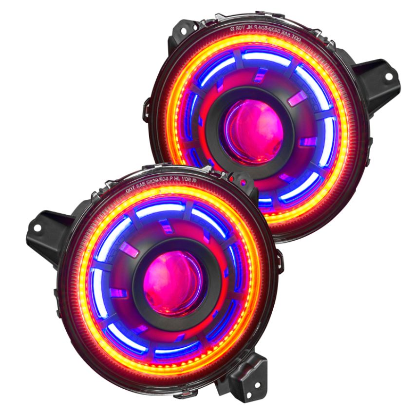 Oracle Lighting 5839-334 Oculus Bi-LED Projector Headlights -Jeep Wrangler JL / Gladiator JT