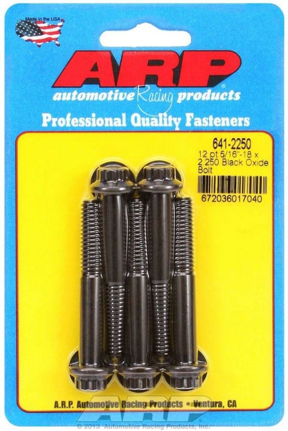 ARP ARP641-2250 Bolt Kit - 12pt. (5) 5/16-18 x 2.250