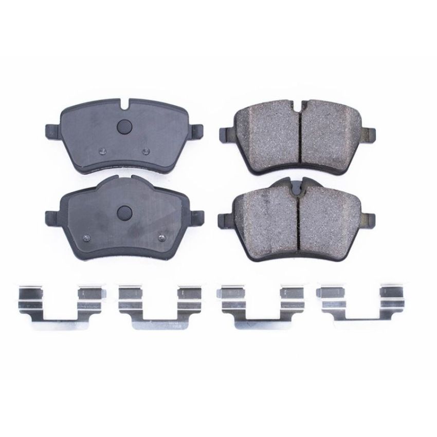 PowerStop 17-1204 PowerStop - Z17 Low-Dust Ceramic Brake Pads with Hardware