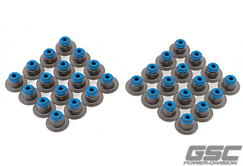 GSC Power Division 1102 GSC P-D Ford Mustang 5.0L Gen 3 Coyote Valve Stem Seal w/Integrated Spring Seat - Set of 32