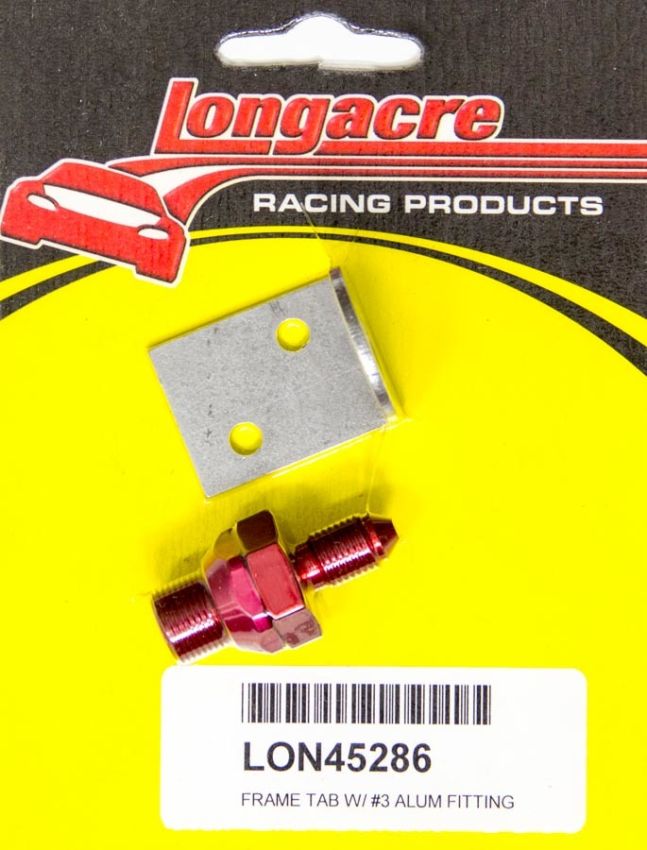 LONGACRE LON52-45286 Brake Fitting w/Tab #3-3/16in Bulkhead