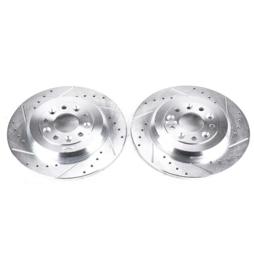 PowerStop AR8180XPR PowerStop Evolution Performance Drilled, Slotted & Plated Brake Rotor Pair