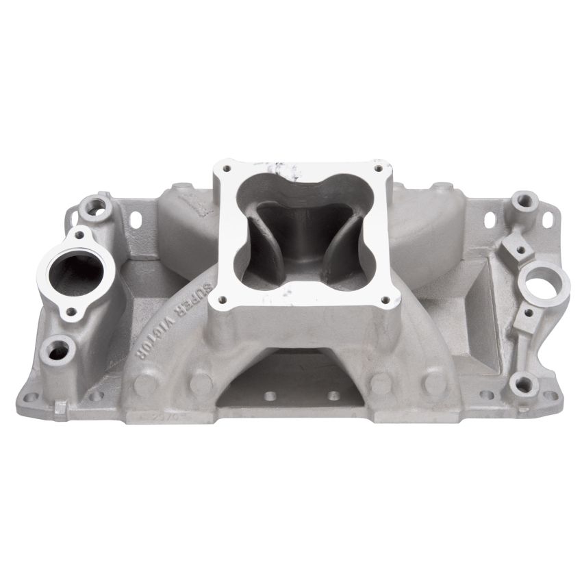 EDELBROCK EDE2970 SBC Super Victor 4500 Manifold - 23 Degree