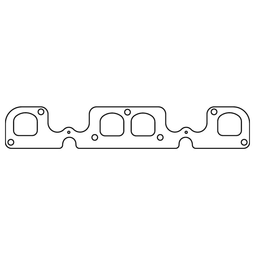 Cometic Gasket C5927-030 Cometic Chevy Gen1 SB V8 .030in MLS Exhaust Mani Gskt Set-1.780in x 1.700in D Ports-Brodix 12B Head