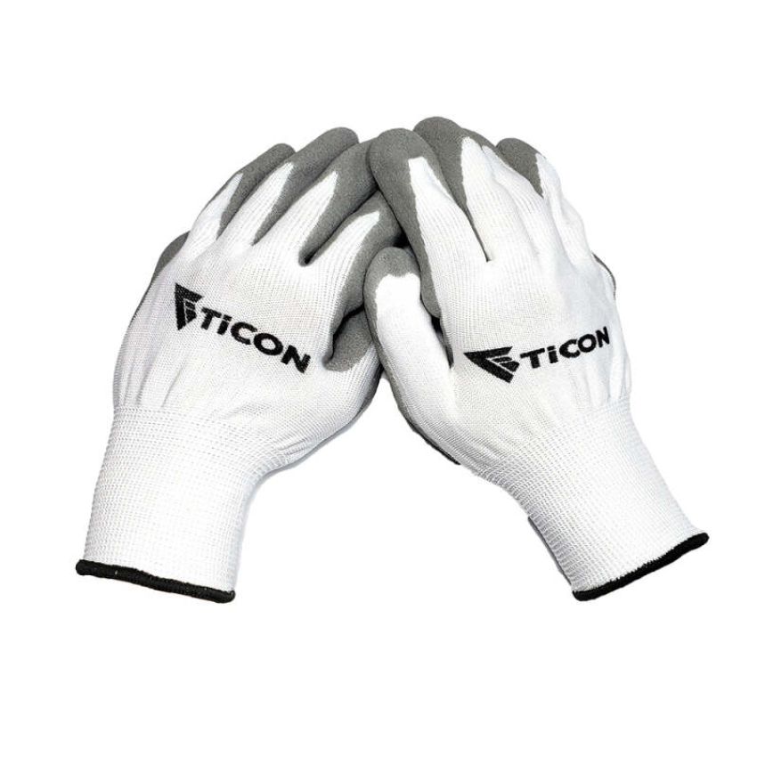 Ticon 100-50000-2000 Industries Fabrication Basics Nitrile Coated Nylon Gloves 10pk - Medium (Size 8)