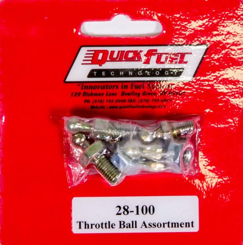 QUICK FUEL TECHNOLOGY QFT28-100 Throttle Ball Assortment