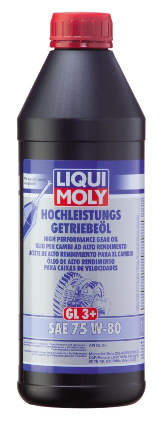 LIQUI MOLY 22080 Hochleistungs-Getriebel (GL3+) SAE 75W-80