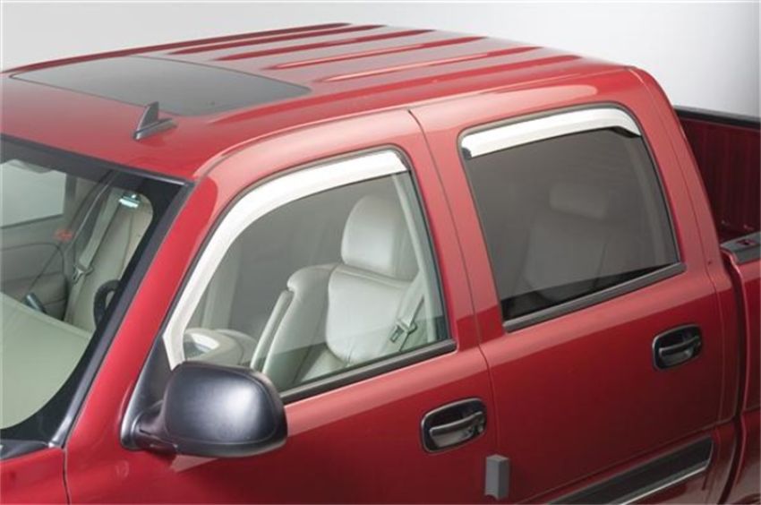 Putco 480138 10-20 RAM 2500/3500 - Set of 2 (Fronts Only) - Excl Reg Cab Element Chrome Window Visors