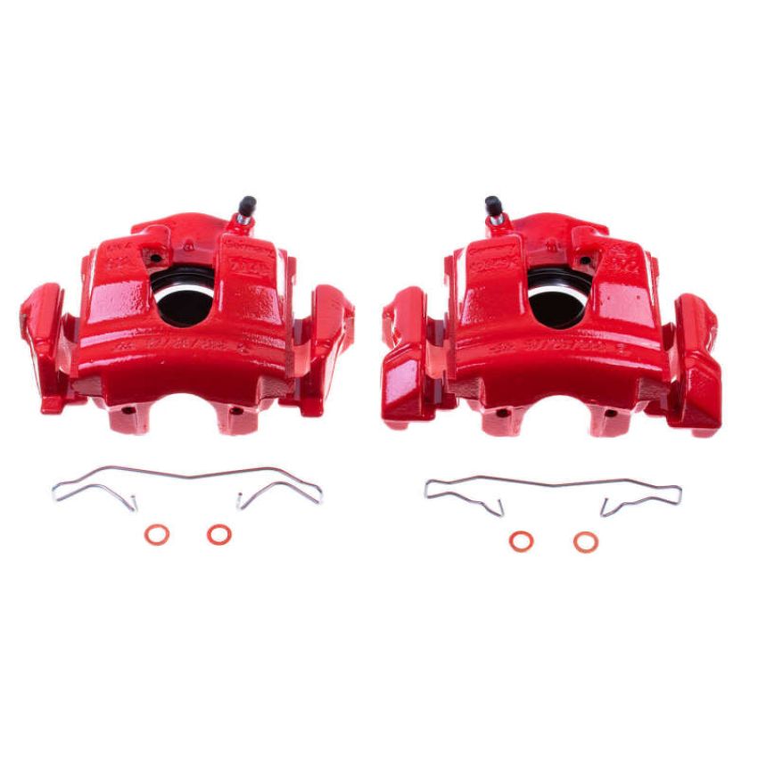 PowerStop S1876 Red Powder Coated Calipers