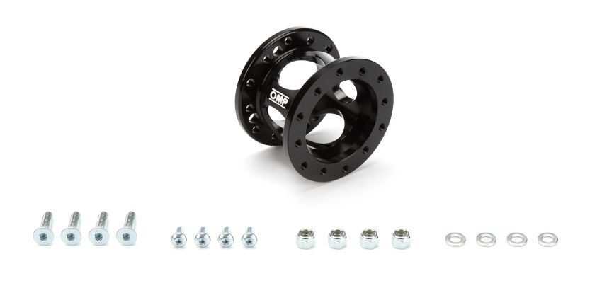 OMP RACING, INC. OMPOS0-0023-071 Steering Wheel Spacer Fixed Black