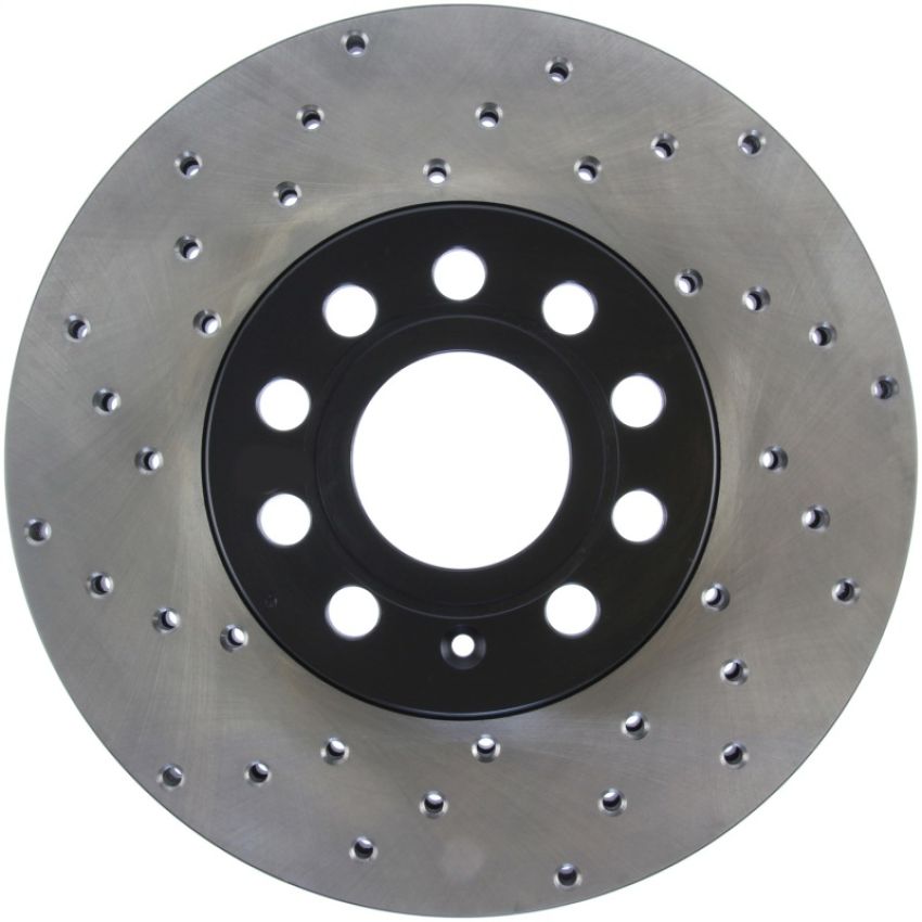 Stoptech 128.33110R 05-10 VW Jetta (Exc Wagon) / 09-10 Jetta Wagon / 07-10 Rabbit Drilled Right Front Rotor