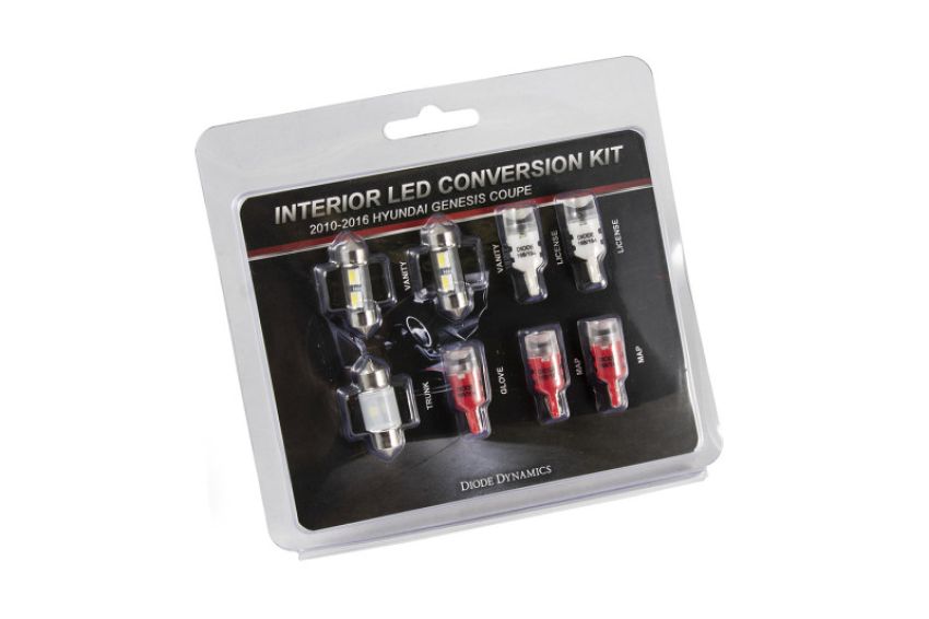 Diode Dynamics DD0270 10-16 Hyundai Genesis Coupe Interior Kit Stage 1 - Red