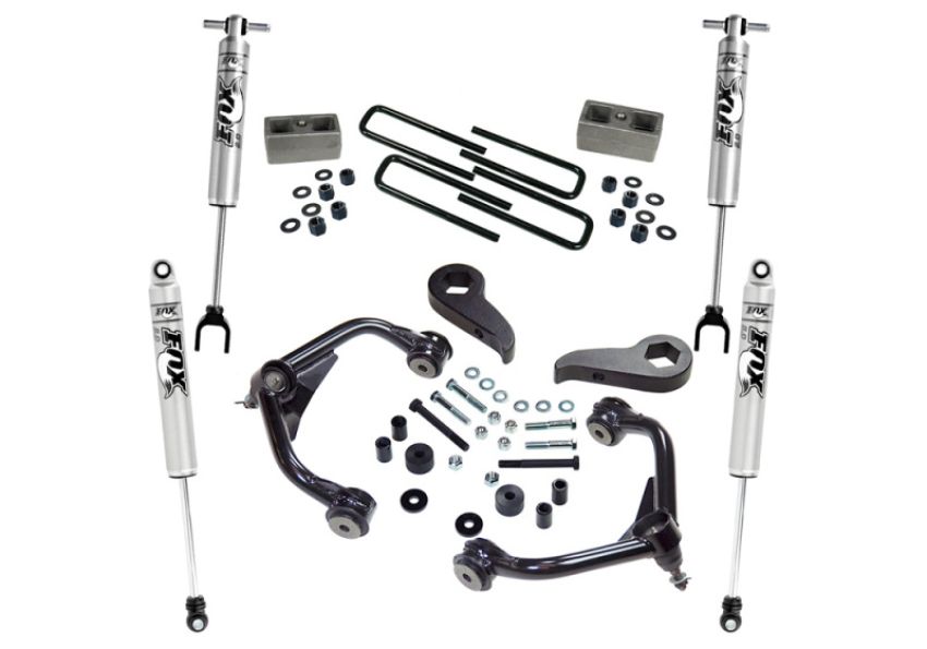 Superlift K1010F 11-19 Chevy Silverado 2500HD - 3in Lift Kit w/ Fox 2.0 Series Shocks