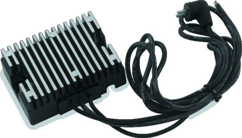 TwinPower 498309 Twin Power 81-88 Big Twin Voltage Regulator Black Replaces H-D 74516-86 22 Amp