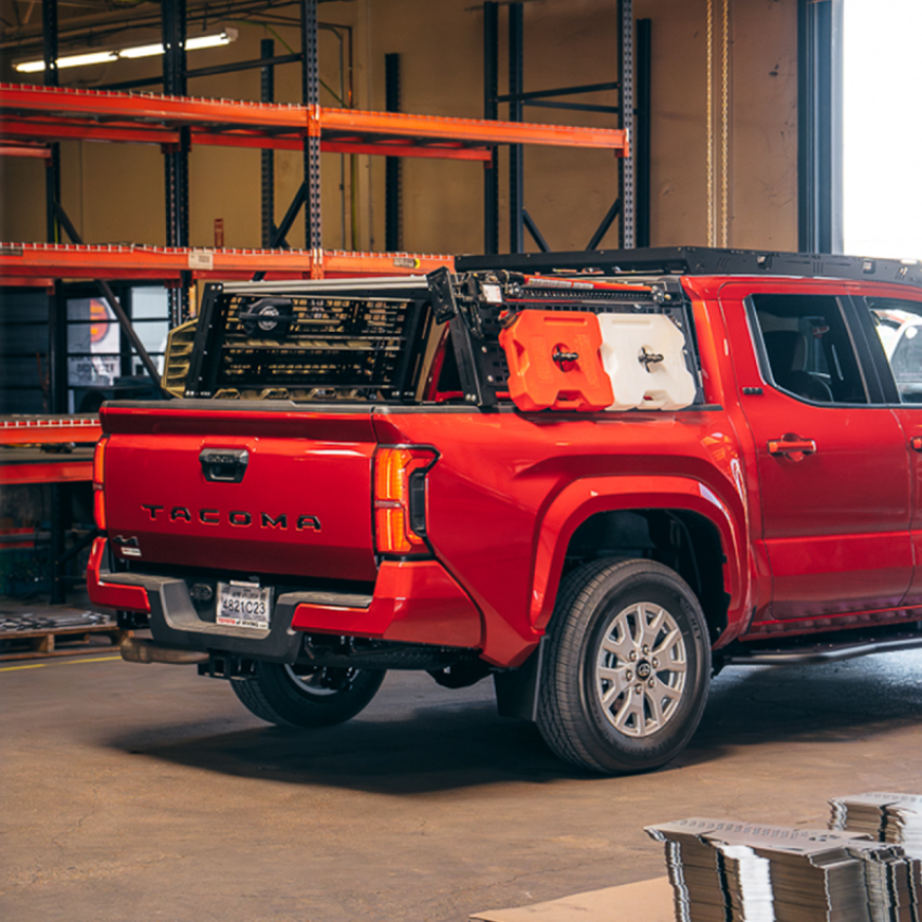 Cali Raised LED CR4058 Cali Raised Overland Bed Rack For 2024+ Toyota Tacoma - Long Bed Tall Height Rack
