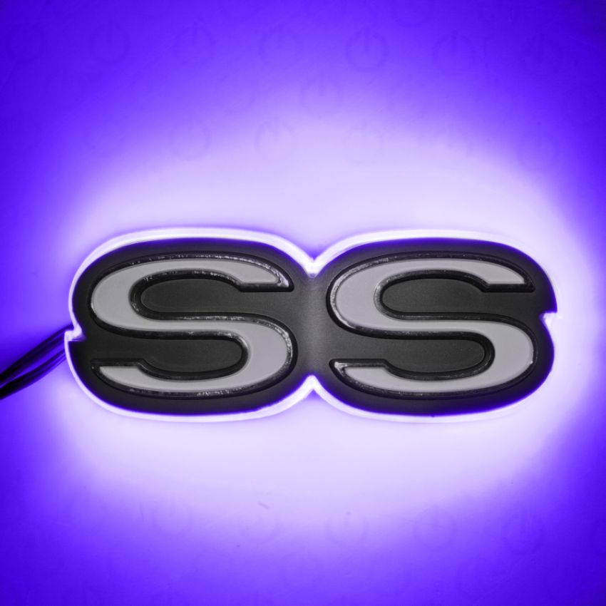 Oracle Lighting 3095-007 U/VPurple Illuminated SS Emblem