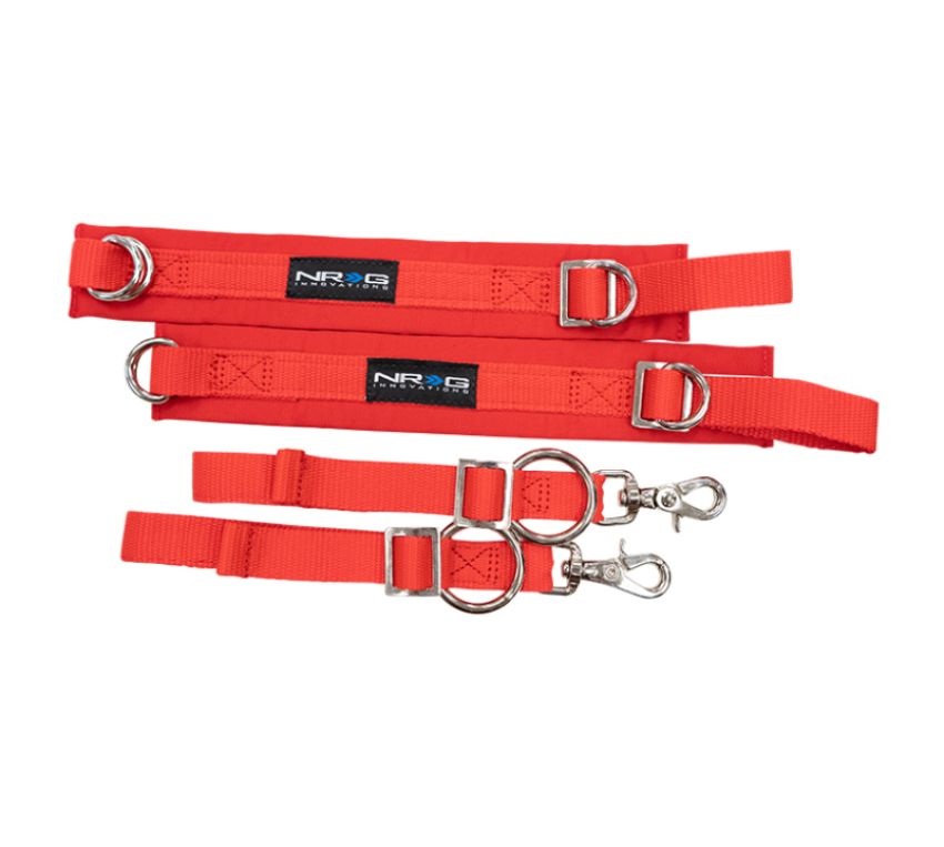 NRG SBH-AR01RD SFI 3.3 Arm Restraints One Pair - Red